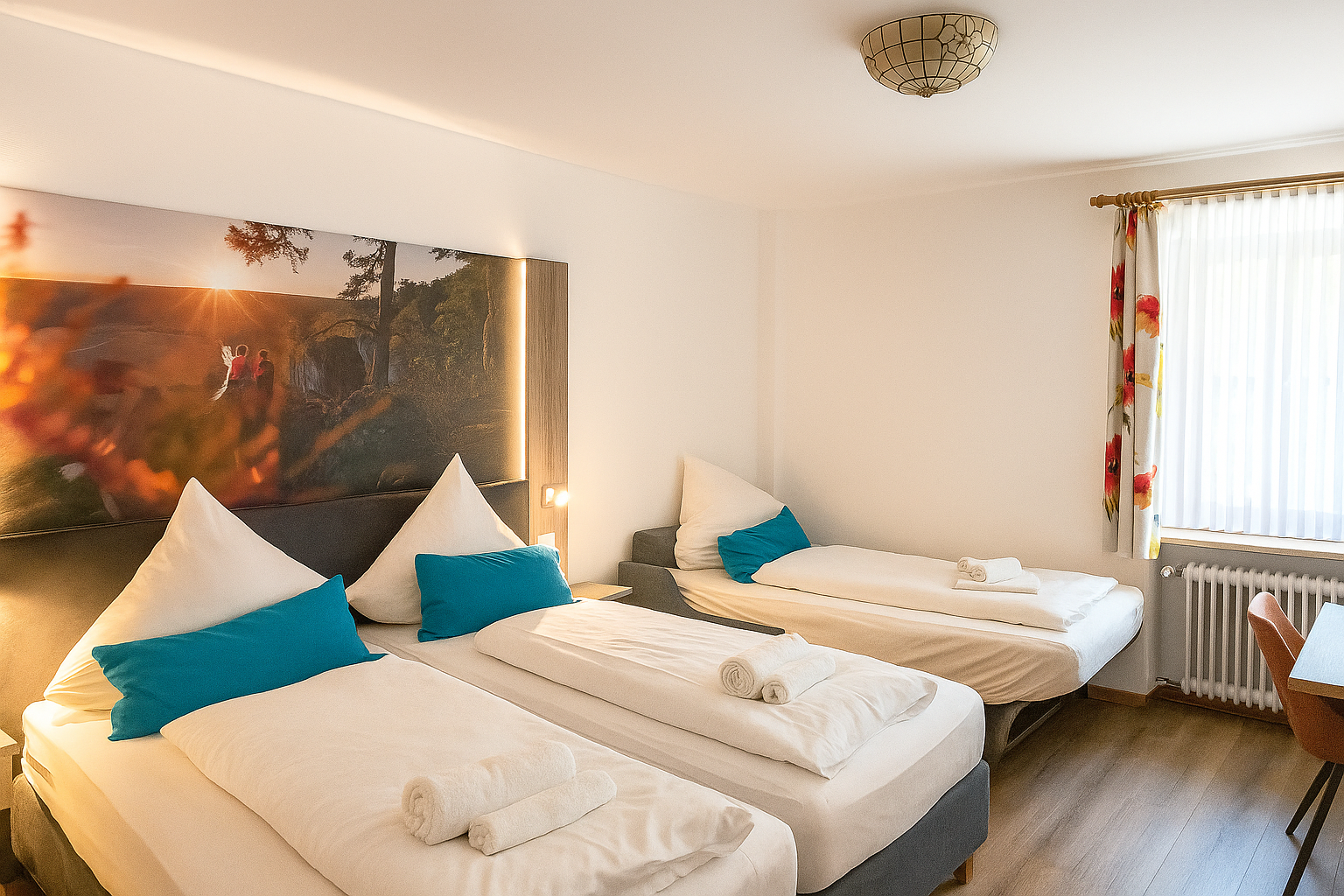 Dreibettzimmer